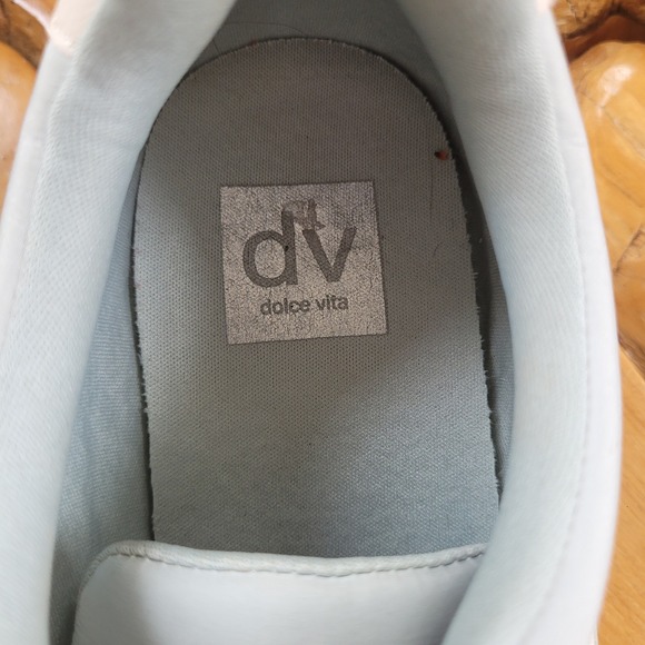 DV Dolce Vita Womens Sneakers Size 10 Zabble Green Casual Streetwear Shoes - Picture 7 of 14